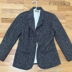 Liz Claiborne Black and White Tweed Blazer